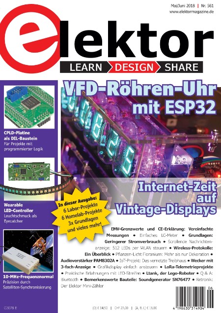Elektor 5-6.2018 Elektor 5-6.2018
