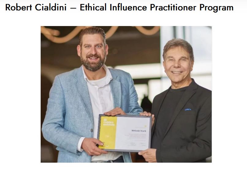 Robert Cialdini – Ethical Influence Practitioner Program 2024 Robert Cialdini – Ethical Influence Practitioner Program 2024