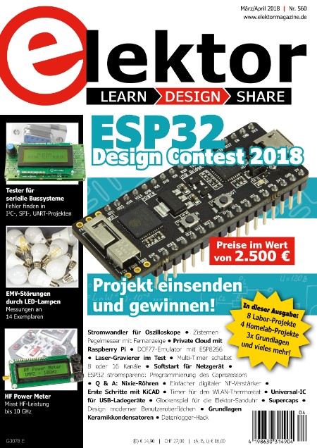 Elektor 3-4.2018 Elektor 3-4.2018