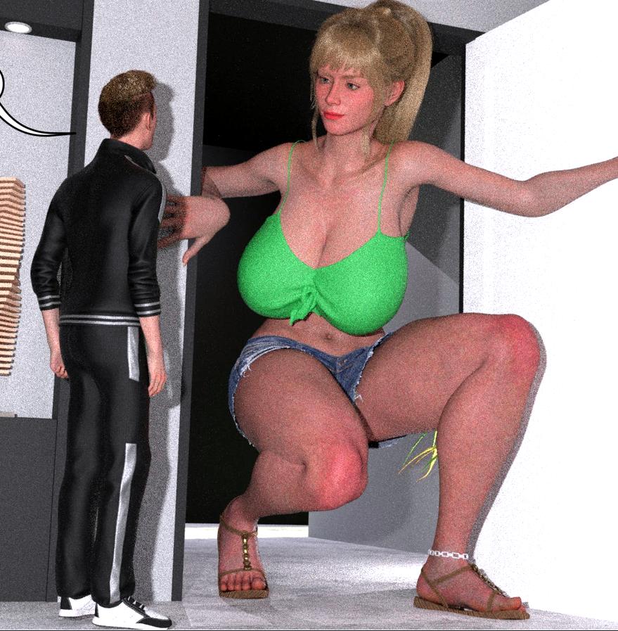 GiantessGenetics - Size and Power 3D Porn Comic