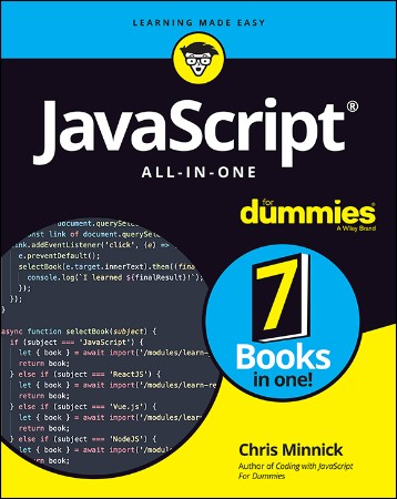 Cover: JavaScript All-in-One For Dummies - Minnick