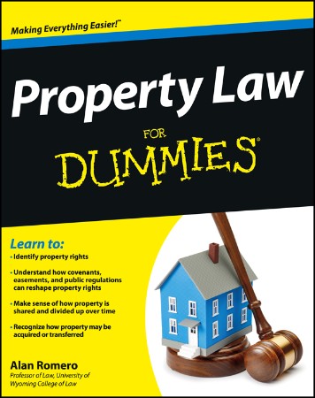 Cover: Property Law For Dummies - AR Romero