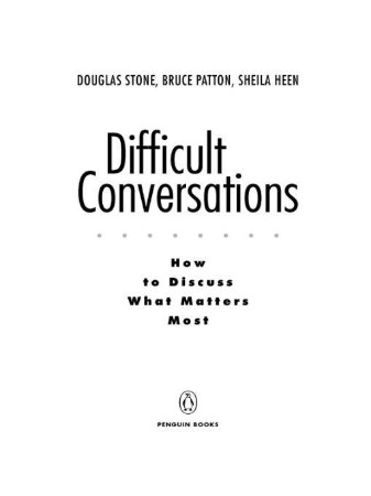Cover: Difficult Conversations - Heen