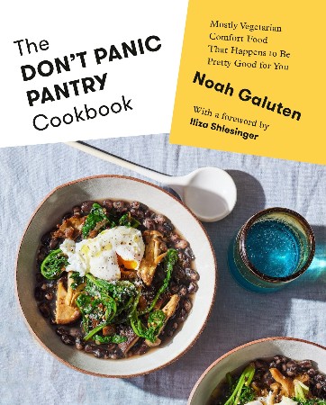 Cover: The Dont Panic Pantry Cookbook Mostly Vegetarian Comfort Food That Happens to Be Pretty Good for You - Galuten