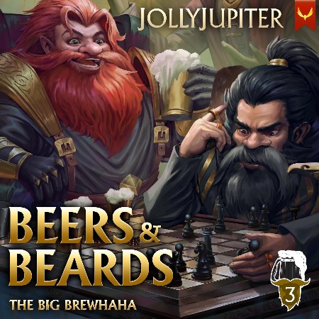Cover: The Big Brewhaha - Building Cozy Fantasy LitRPG - JollyJupiter