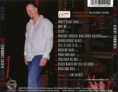 Albert Cummings – Feel So Good: Albert Cummings Live (2008) Lossless Albert Cummings – Feel So Good: Albert Cummings Live (2008) Lossless