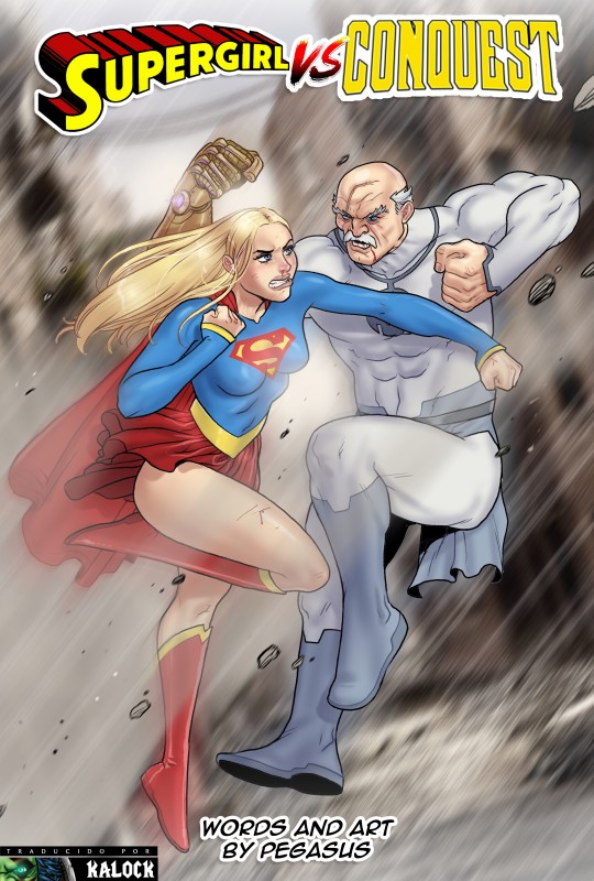 Pegasus - Supergirl vs Conquest (Invincible) Spanish Porn Comics