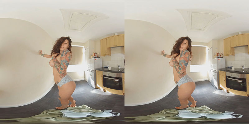 Roxy Love, Alt Model Kitchen Strip (JimmyDraws) UltraHD/4K 1920p