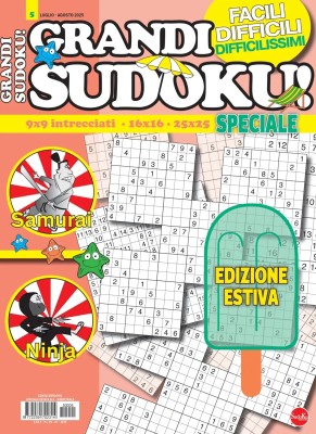 Grandi Sudoku N.5 - Luglio-Agosto 2025