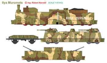  " " / Armoured train Ilja Muromec (BestPaperModels)