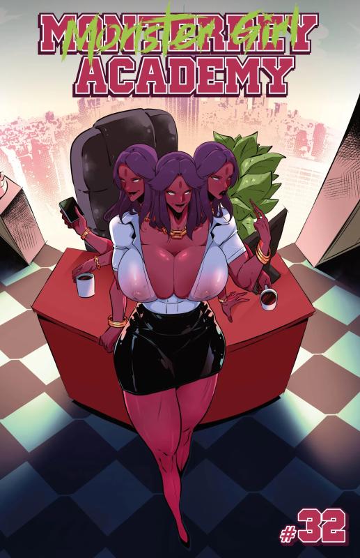 Worky Zark - Monster Girl Academy #32 Porn Comics
