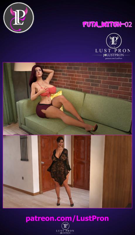 Lustpron - Futa Witch 2 3D Porn Comic