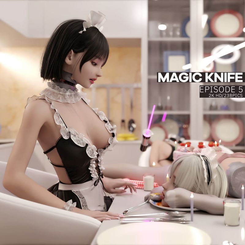 YGPX - Magic knife 5 3D Porn Comic