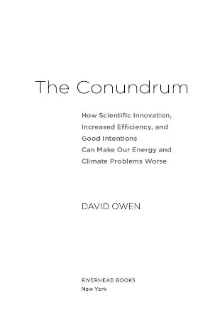 Cover: The Conundrum - David Owen