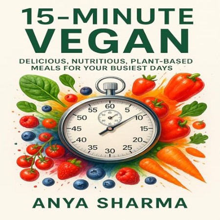 Cover: 15-Minute Vegan - Anya Sharma