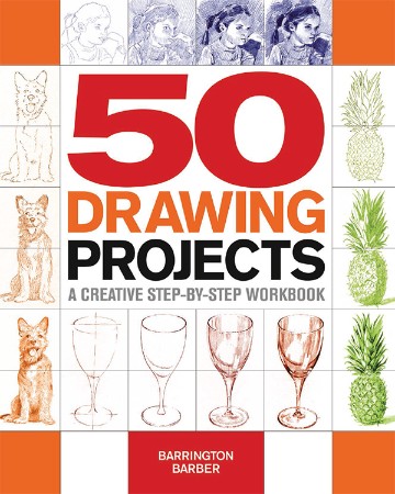Cover: 50 Drawing Projects - Barrington Barber