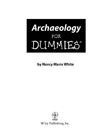 Cover: Archaeology for Beginners - Ben Egginton