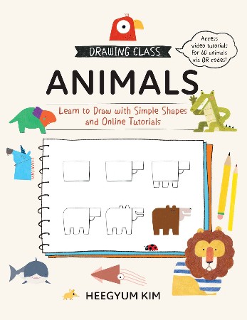 Cover: How to Draw Animals - HowExpert Press