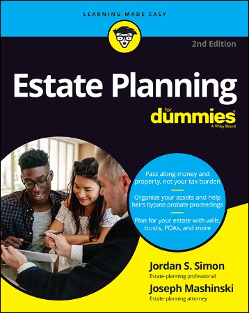 Cover: Estate Planning for Dummies - Jordan S. Simon