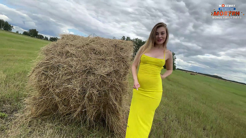 Beautiful Bitch In a Yellow Dress Began To Suck Dick And Fuck In The Hayloft Belovefree (Onlyfans) FullHD 1080p