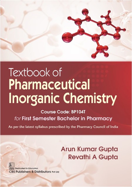 Gupta A Textbook Of Pharmaceutical Inorganic Chemistry For First Semester 2023