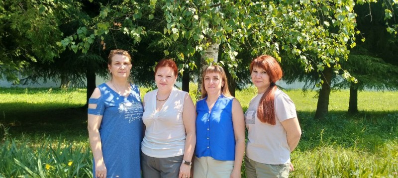 слева направо: Машичева Н. А., Сиверцева И. М. Плюгина Е. Ю., Майорова Л. В.