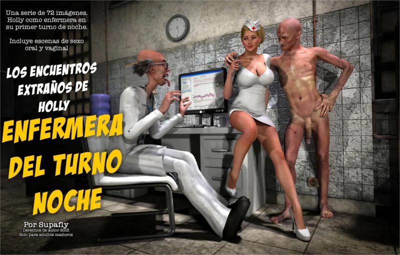 Supafly - Night Shift Nurse - La Enfermera del Turno Noche 3D Porn Comic