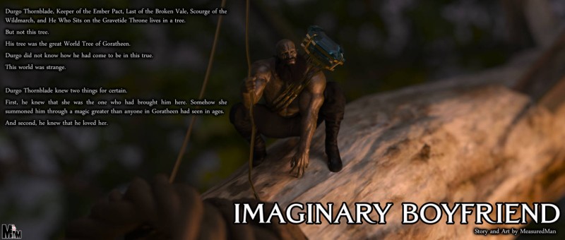 MeasuredMan - Imaginary Boyfriend 3D Porn Comic