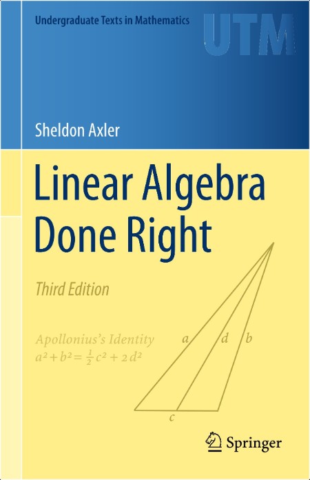 Sheldon A  Linear Algebra Done Right  Solutions Manual 4ed 2024