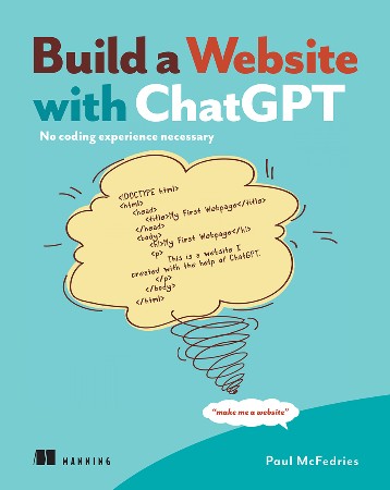 Cover: Build a Website With Chatgpt - McFedries
