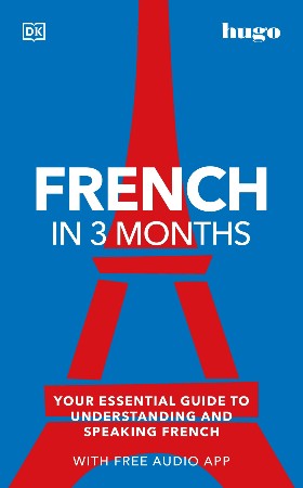 Cover: French in 3 Months with Free Audio App - DK