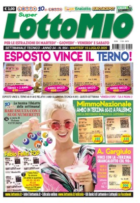 Lottomio di Martedi N.954 - 15 Luglio 2025