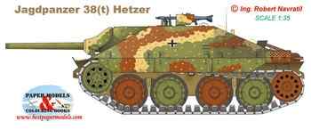    Jagdpanzer 38(t) Hetzer (Sd.Kfz.138/2) (BestPaperModels)