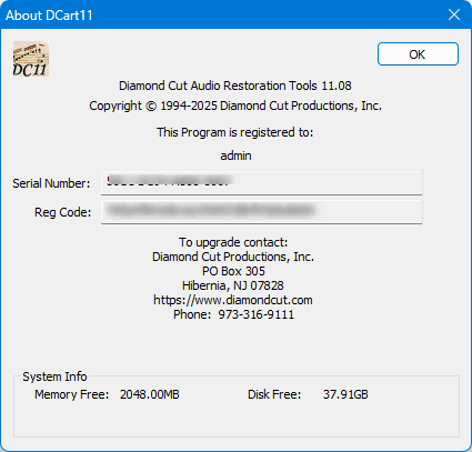 Diamond Cut Audio Restoration Tools 11.08
