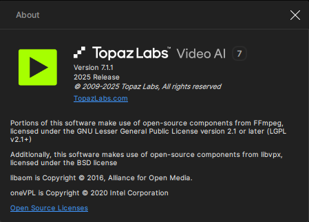 Topaz Video AI Pro 7.1.1