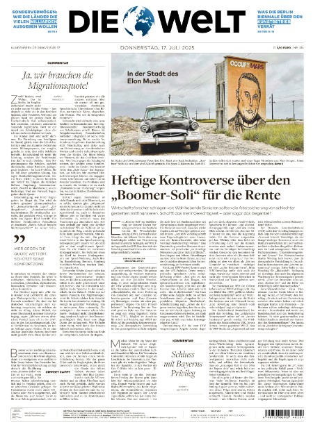 Die Welt 17.7.2025