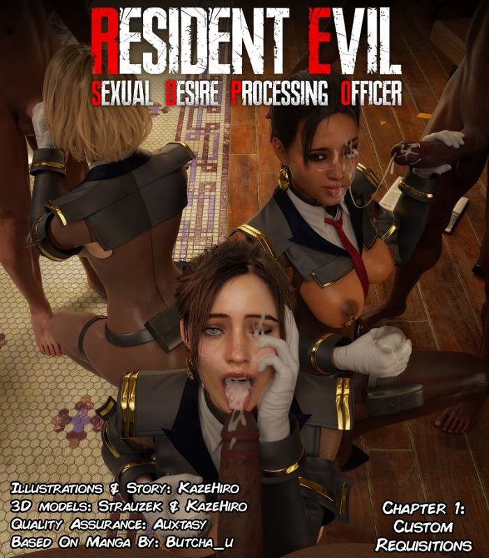[KazeHiro] RESIDENT EVIL Chapter 2 3D Porn Comic