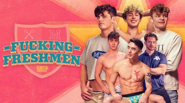 Cody Seiya, Johnny Donovan, Jake Preston, Danny Fantasy, Finn August, Seth Peterson -  Fucking Freshmen - Uncut  Watch XXX Online HD