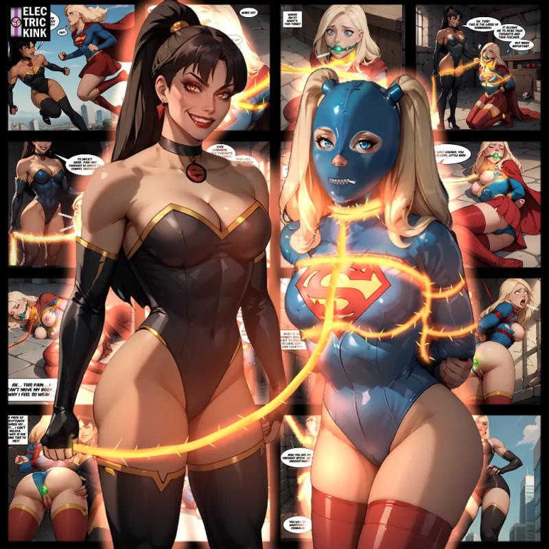 AI Generated - Supergirl: Imprisoned by the Lasso of Submission Porn Comic