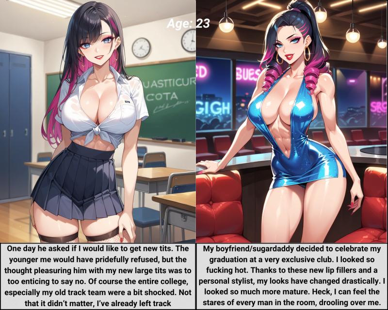 LaughingFoxComics - From Jock to Bimbo Trophy Wife Porn Comic