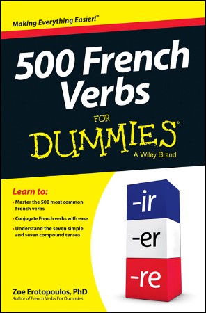 Cover: 500 French Verbs For Dummies -  Erotopoulos