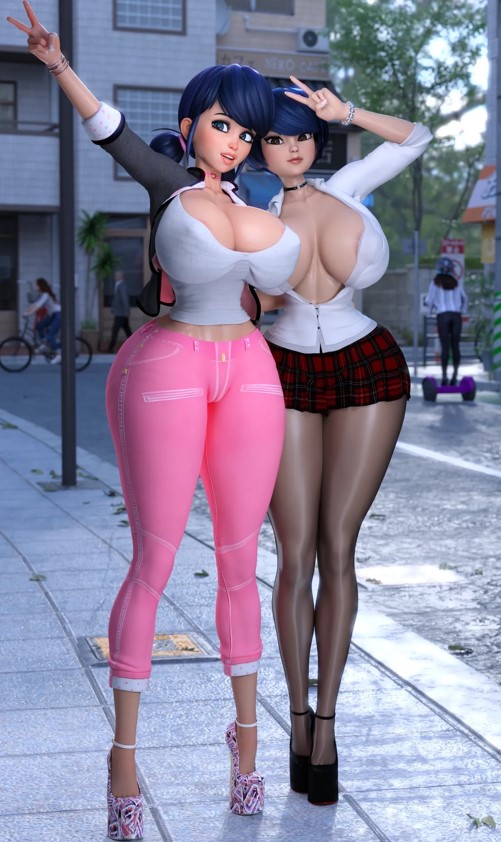 [RuiDX] Kagami's Debut (Miraculous Ladybug) 3D Porn Comic