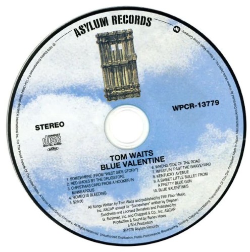 Tom Waits - Blue Valentine (1978)(Japan Edition, 2010) Lossless