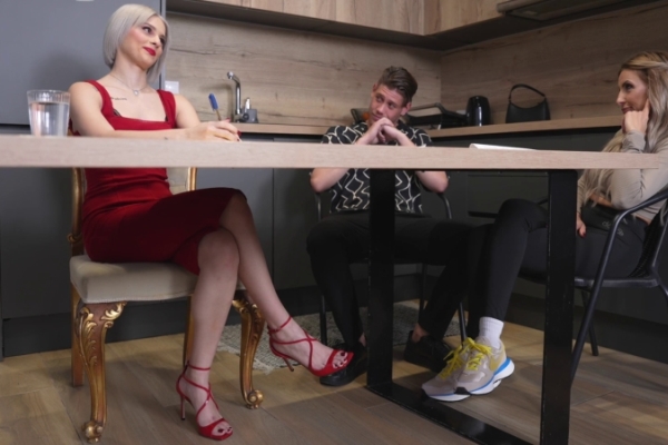 Greek Teen Christy White Dirty Office Dealings