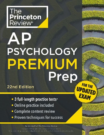 Cover: Princeton Review AP Psychology Premium Prep, 2 - The Princeton Review