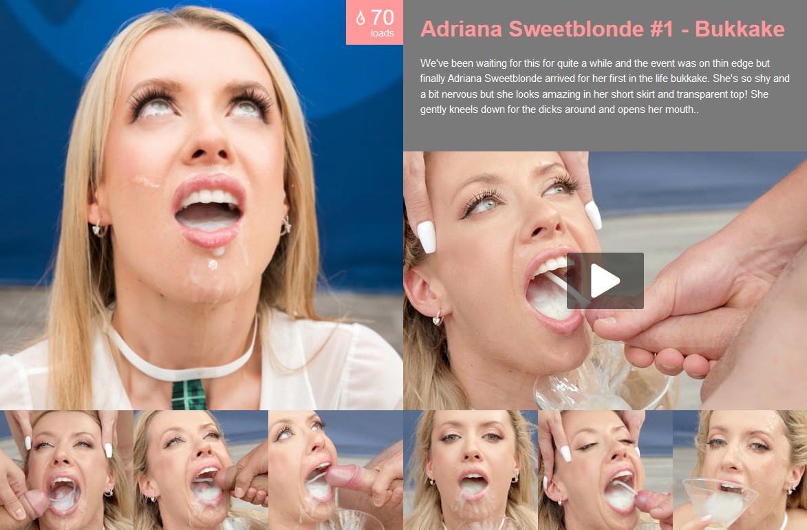 Adriana Sweetblonde #1 - Bukkake