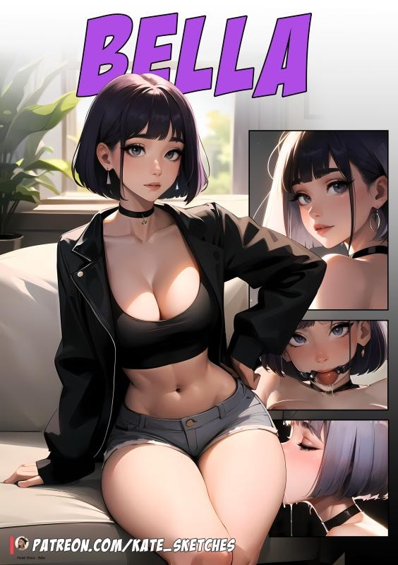 Read Kate Sketches - Bella's Photo Shoot cartoon comic online