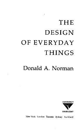 Cover: The Design of Everyday Things - Don Norman