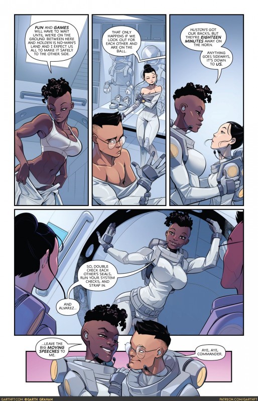 Read TemporalWolf - Garth Graham - A Polycule of Mars cartoon comic online