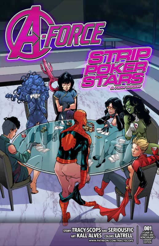 Tracy Scops - Strip Poker Stars (A-Force) Porn Comics